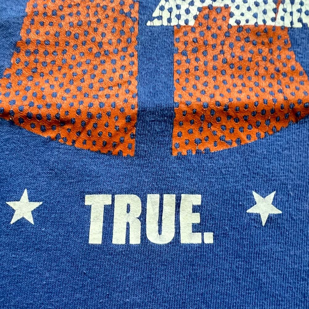 Vintage Y2k Nike Air Basketball Swoosh T Shirt Blue Team Silver Tag Hooper Star - Picture 6 of 8